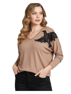 ÇİLEK TRİKO BLUZ ÇİLEK TRİKO BLUZ